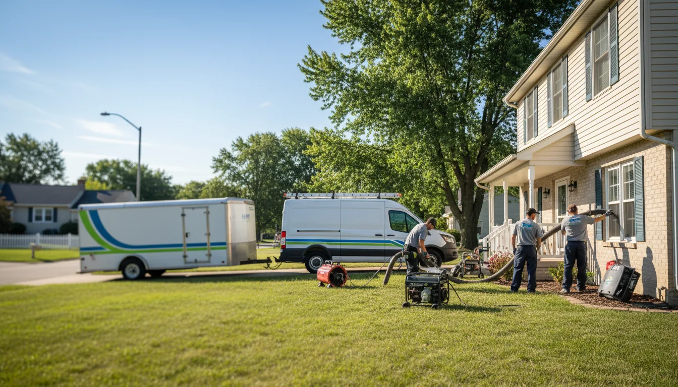 Flooded Basement Restoration And Cleanup With Repair in Fort Dodge, IA near me